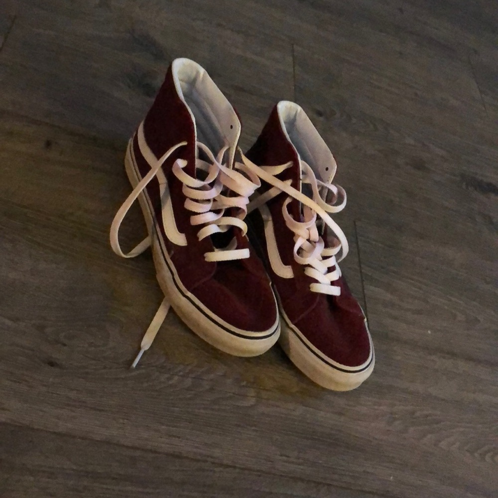 high top vans ** warn only a couple times*